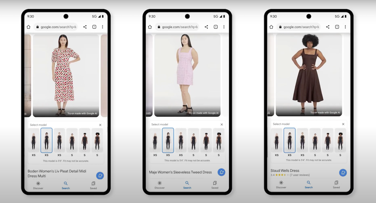 Google’s new AI feature lets you virtually try on clothes